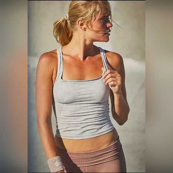 Free People Good Karma Long Tank - Picture 1 of 7